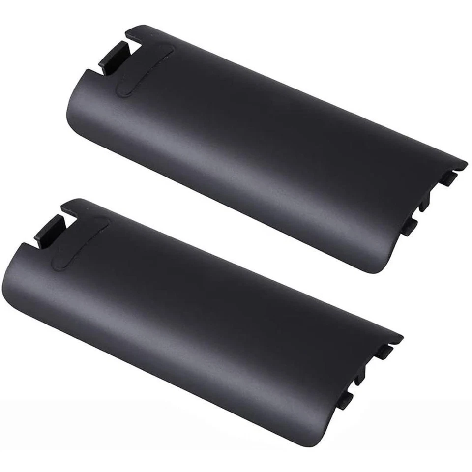 2 PACK - NEW Battery Pack Cover Back Door Lid For Nintendo Wii Remote Controller - Image 1 of 1