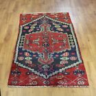 OLD WOOL HAND MADE  ORIENTAL FLORAL RUNNER AREA RUG CARPET 180x93CM