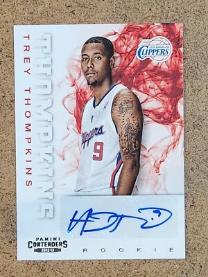 2012-13 Contenders Basketball Rookie Autograph #290 Trey Thompkins - Image 1 of 2