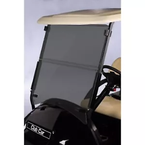 Club Car Precedent Golf Cart 2004-Up Folding 1/4" Front Windshield | Tinted - Foto 1 di 1