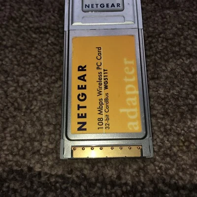 Netgear WG511T 108 Mbps Wireless PC Card - Tested Fully Working a Hackers Dream - Image 1 of 4