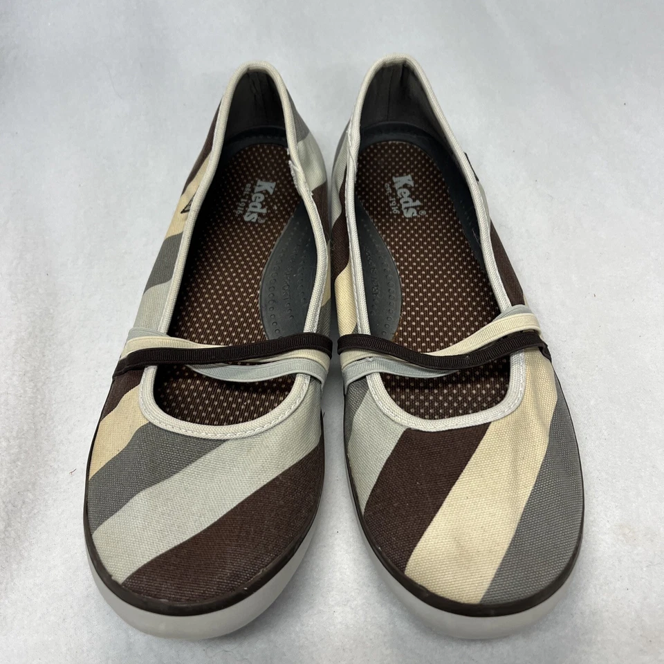 Zapatilla deportiva de lona sin cordones con soporte para el arco Keds para mujer, multicolor talla 8,5 M Foto 1 de 4