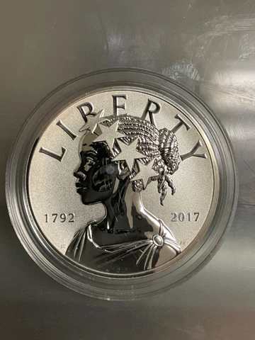 2017 Reverse  Proof American Liberty Silver Medal FOG OR SPOT-NOT BOX/COA Cover