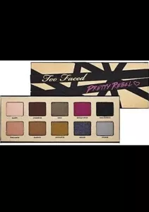 Too Faced Pretty Rebel 10 Color Eyeshadow Palette Limited Edition New No Box - Picture 1 of 4