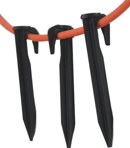 Haken Nägel bis 5,5 mm Kabel für Ambrogio Draht Befestigungs Heringe | HQ ABS - Bild 1 von 7