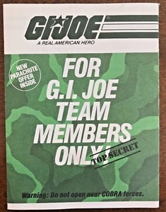 GI Joe 1984 Flag Points Order Form - Parachute Offer - Great Shape - ARAH! - Picture 1 of 4