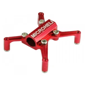 Microheli Aluminum Tail Servo Mount Round (RED) (For MH TBR Series) - Picture 1 of 1