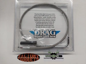 DRAG SPECIALTIES Stainless Steel Braided Idle Cable 617056 - Picture 1 of 1
