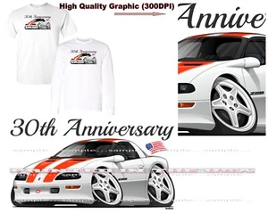 T-Shirt DigiRods Camaro 1997 30th Anniversary Z28 Edition Modell Cartoon Auto - Bild 1 von 6