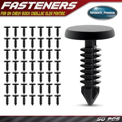 50x Nylon Weatherstrip Retainer Fasteners Clips for GM Chevy Buick Cadillac Olds - Image 1 of 4