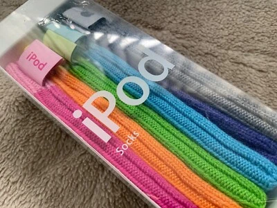 Apple iPod Genuine Socks New (open box)  UNIQUE 2000appletree® - Image 1 of 4