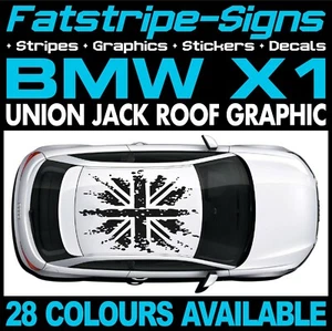 da montare BMW X1 UNION JACK GRAFICHE STRISCE ADESIVI DECALCOMANIE M SPORT SE xLINE AUTO - Foto 1 di 2