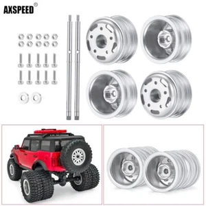 AXSPEED para RC 1:24 SCX24 90081 AXI00001/2/4/5/6 con CVD doble rueda trasera llanta - Imagen 1 de 11