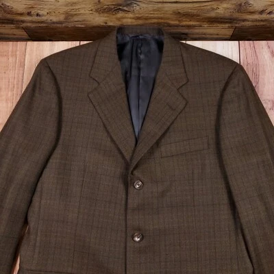 Blazer de lana Barney’s New York Hickey-Freeman Canterbury 40R Foto 1 de 4