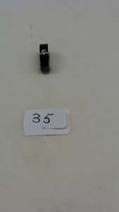 STOCK N° 29 CERCHIETTINI IN ACCIAIO CHIRURGICO NERI ACCIAIO 316L - Foto 1 di 1