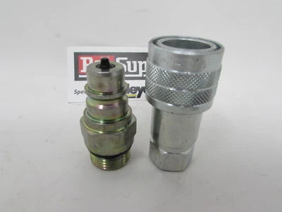 R&L SUPPLY NEW MEYER SNOW PLOW COUPLER SET PIN STYLE MALE O-RING FEMALE 1/4" NPT 15848C