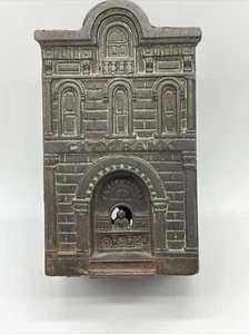 "CITY BANK" CON BANCO IN GHISA CASSIERE H.L. JUDD OTTIME CONDIZIONI - Foto 1 di 12