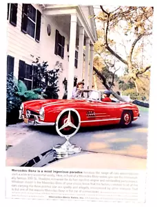 Mercedes-Benz 300 SL Roadster Original 1959 Vintage Print Ad - Picture 1 of 1