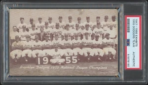 1947-1966 Exponate 1955 Brooklyn Dodgers Team PSA Authentic - Bild 1 von 2