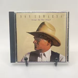 Songs of the Trail by Don Edwards (CD, 1992, Warner Western) Cowboy Country CD - Imagen 1 de 3