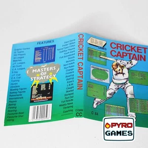 Cricket Captain - Inlay (No Game) - Commodore 64/128 - Picture 1 of 1