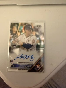 2016 Topps Chrome - Rookie Autogramme Matt Duffy #RA-MD (AU, RC) - Bild 1 von 2