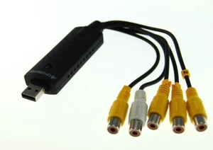 CAPTURADORA VIDEO EASYCAP 4 CANALES USB 2.0 (VIDEO VIGILANCIA) - Imagen 1 de 1