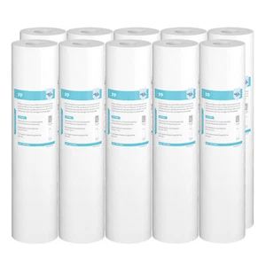 10 PACK Sediment Water Filter 5 Micron 20"x4.5" Replacement for Big Blue Housing - Picture 1 of 12