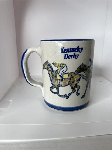 1 Kentucky Derby Mint Julep Cup Mug Louisville Stoneware Co 1980’s Cover