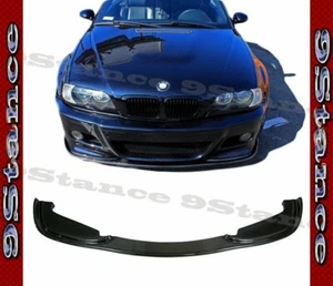 HM Style CFRP Carbon Fiber Drill on Front Add Lip For 01-06 E46 M3 Stock Bumper - Bild 1 von 3