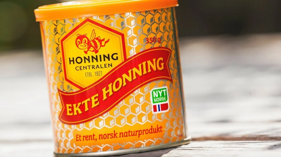 Real Honey from Norway. 350 grams. This is the taste of Norway! Honig - Miel  - Image 1 of 2