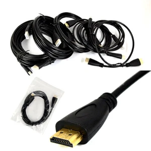 For LCD DVD HDTV XBOX PS3 Gold Plated Connection for HDMI Cable V1.4 HD 1080P - Picture 1 of 16