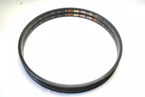SUNRIMS RHYNO LITE BICYCLE 24" DBLWALL EYELET 36 H 507 X 27 BLACK CLINCHER RIMS - Picture 1 of 5