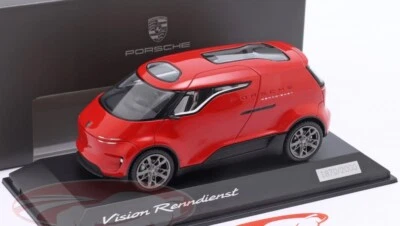 Porsche Vision racing service red / black 1:43 Spark Limited Diecast Car Model - Image 1 of 4