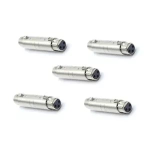 XLR Female to XLR Female Adapter 5 Pack - Picture 1 of 2