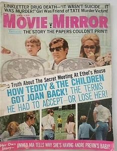 VTG Movie Mirror Magazine 1970 Bette Davis, Alan Bates, Petula Clark - Picture 1 of 5