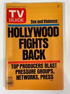 1977 TV GUIDE Sex and Violence Hollywood Fights Back NY Metro Edition - Bild 1 von 2