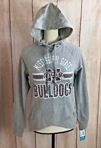 Sudadera Juniors By Gen 2 Mississippi State Bulldogs Talla M 7/9 Alto Dobladillo Bajo Gris - Imagen 1 de 10