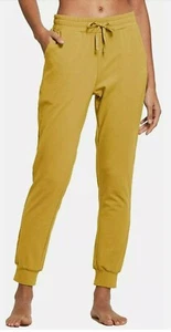 NWT BALEAF Size XS Yellow Women's Cotton Sweatpants Joggers Pants Active Yoga - Picture 1 of 8