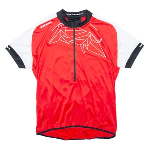 ICE PEAK Cycling Herren Trikot Rot 1/2 Reißverschluss XL - Bild 1 von 6