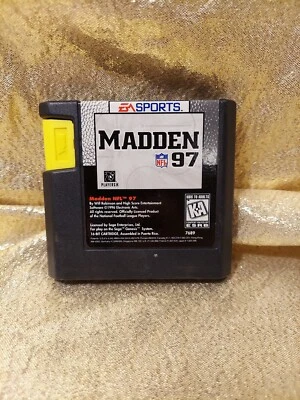 Madden NFL 97 (Sega Genesis, 1997) Authentic Cartridge Only TESTED/WORKS!! - Image 1 of 4