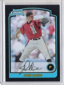 Bowman 2003 rifrattore cromato John Maine Rookie - Foto 1 di 1