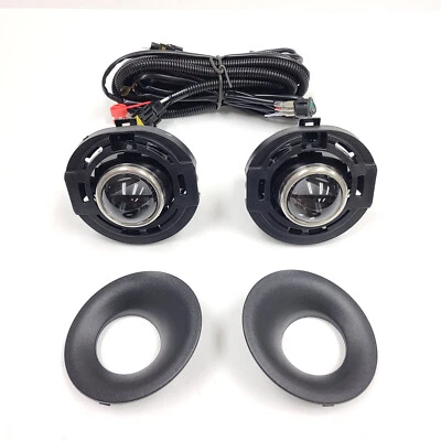 For 2015-2023 Dodge Challenger Clear Lens Fog Light with Bezel Switch Wire Relay - Image 1 of 4