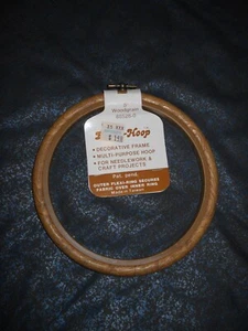 NUEVO Aro Bordado, Aro de Imitación de Madera de 5", Aro Flexi para Bordar a Mano. - Imagen 1 de 2