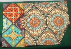 Lot of 2 Beautiful Pillow Covers 17"x 17" - Bild 1 von 5