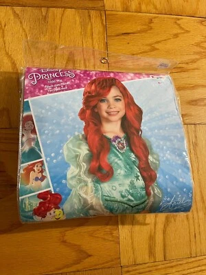 Peluca infantil princesa Ariel Disney  Foto 1 de 3