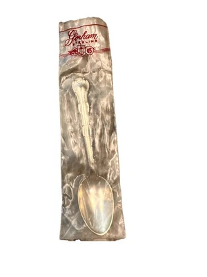 "Cuchara Gorham Rondo vintage de plata de ley 4"" - sellada en funda original" Foto 1 de 4