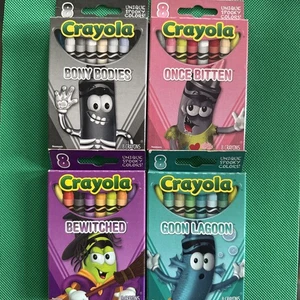 Crayola Buntstifte Goon Lagoon 2013 Halloween 8er Pack Walmart Selten Neu - Bild 1 von 2
