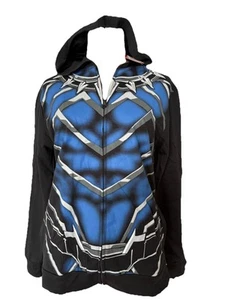 Marvel Youth Boys Black Panther Full-Zip Costume Hoodie NWT Large - Picture 1 of 6