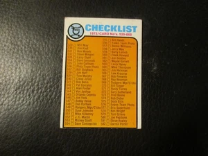 1973  TOPPS#588  CHECKLIST  529-660        EX+/EXMT - Picture 1 of 2